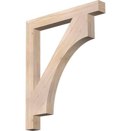 Ekena Millwork Westlake Block Smooth Bracket, Douglas Fir, 3 1/2"W x 32"D x 38"H BKT04X32X38WTL05SDF
